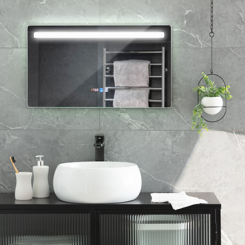 Badkamer Spiegel met LED Licht en Anti-condens 40x70 cm  Benagil 