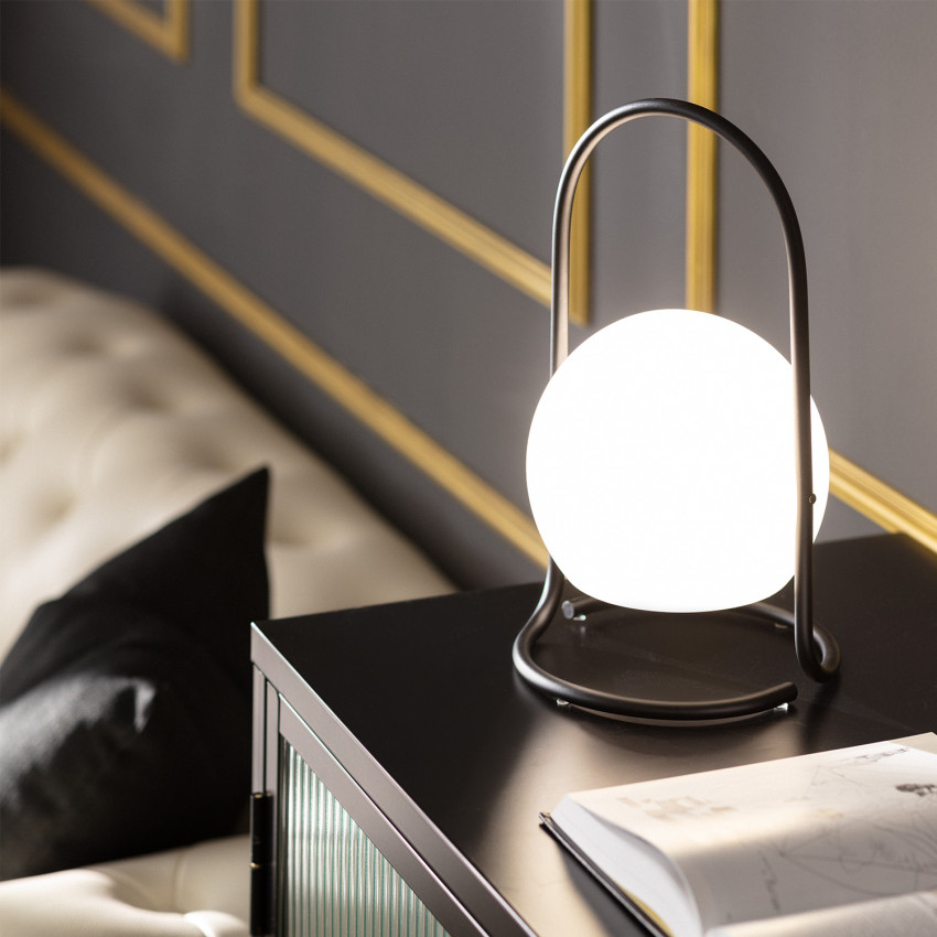 TafellampOutdoor LED 2.5W Draagbaar van Metaal  met USB oplaadbare Batterij Mkono