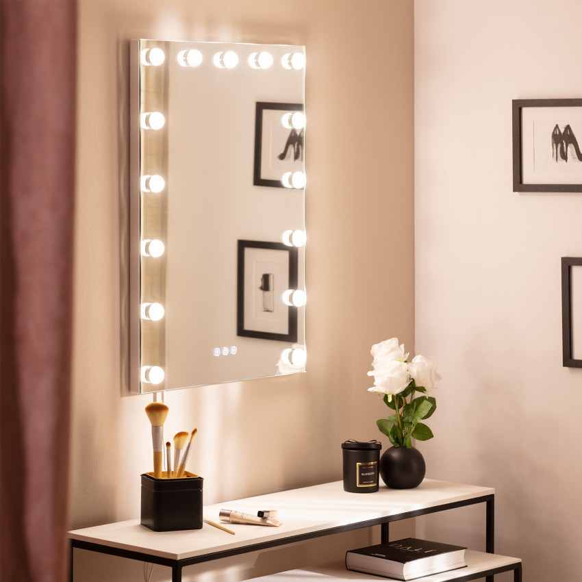 Decoratieve Spiegel LED met Touch Schakelaar Essauira 70x50 cm