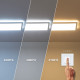 Plafón LED 24W CCT Seleccionable Rectangular