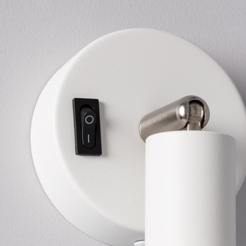 Aplique Techo Orientable Oasis 1 Foco Blanco