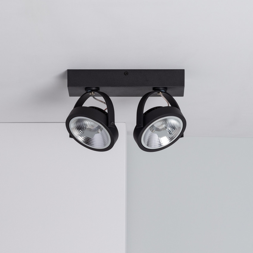 LED Spot 30W CREE Zwart Opbouw Verstelbaar AR111 LED Dimbaar