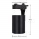 Foco LED Bron Negro 20W para Carril Monofásico 
