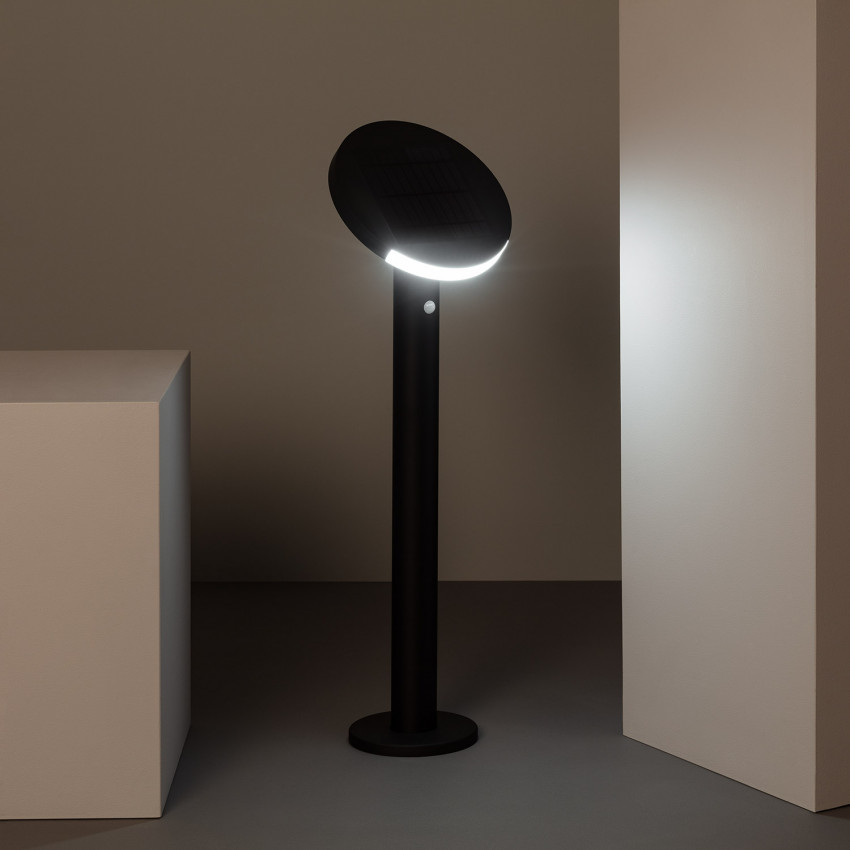 Baliza LED Solar Suez con Detector de Movimiento PIR IP65 80cm