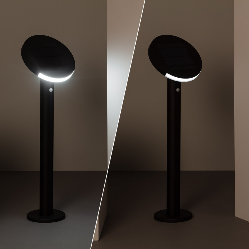 Baliza LED Solar Suez con Detector de Movimiento PIR IP65 80cm
