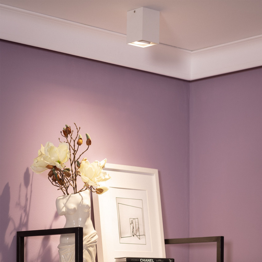 Aro Downlight Circular Blanco para Bombilla LED GU10 / GU5.3
