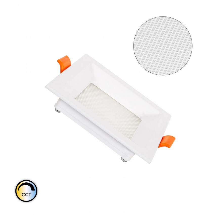 LED Paneel vierkant Slim 7W CCT Selecteerbaar LIFUD Microprismatische (UGR17) Zaagmaat 75x75 mm