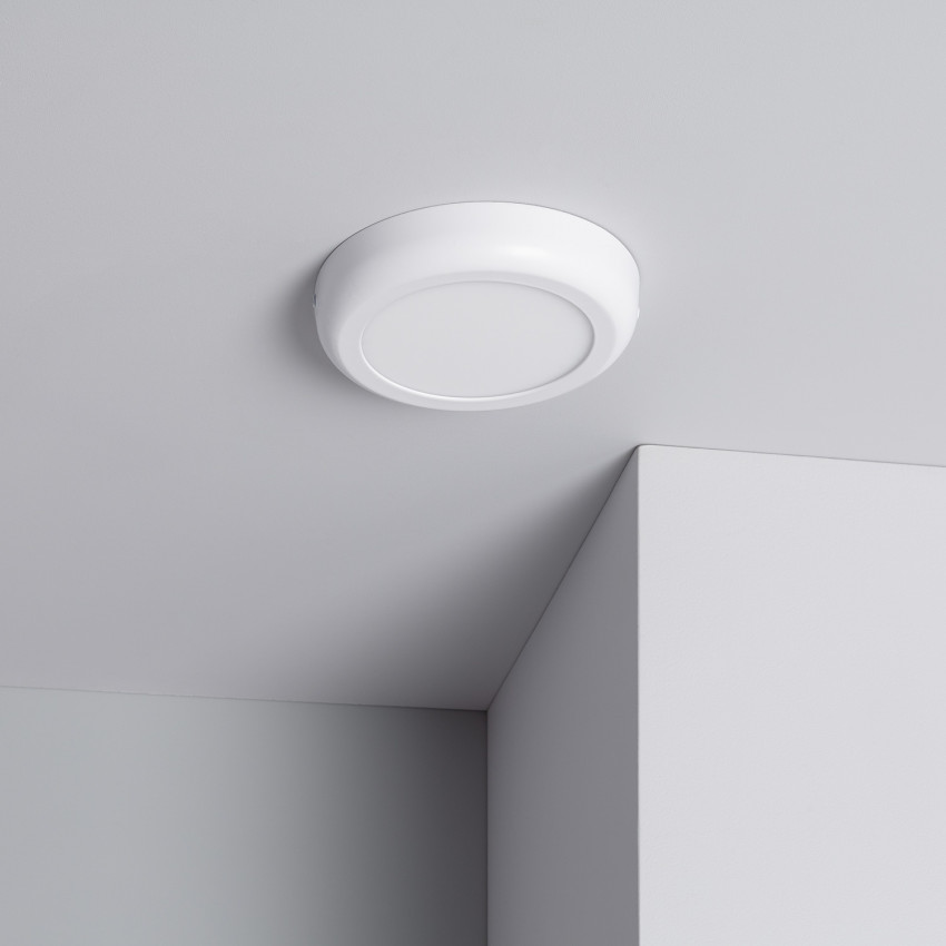 Plafondlamp 12W LED  Metaal Rond Wit Design  Ø180 mm