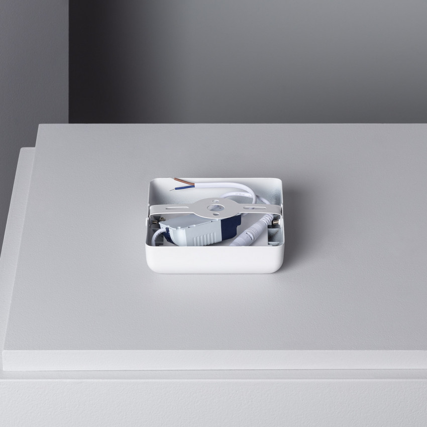 Plafón LED Cuadrado White Design 6W