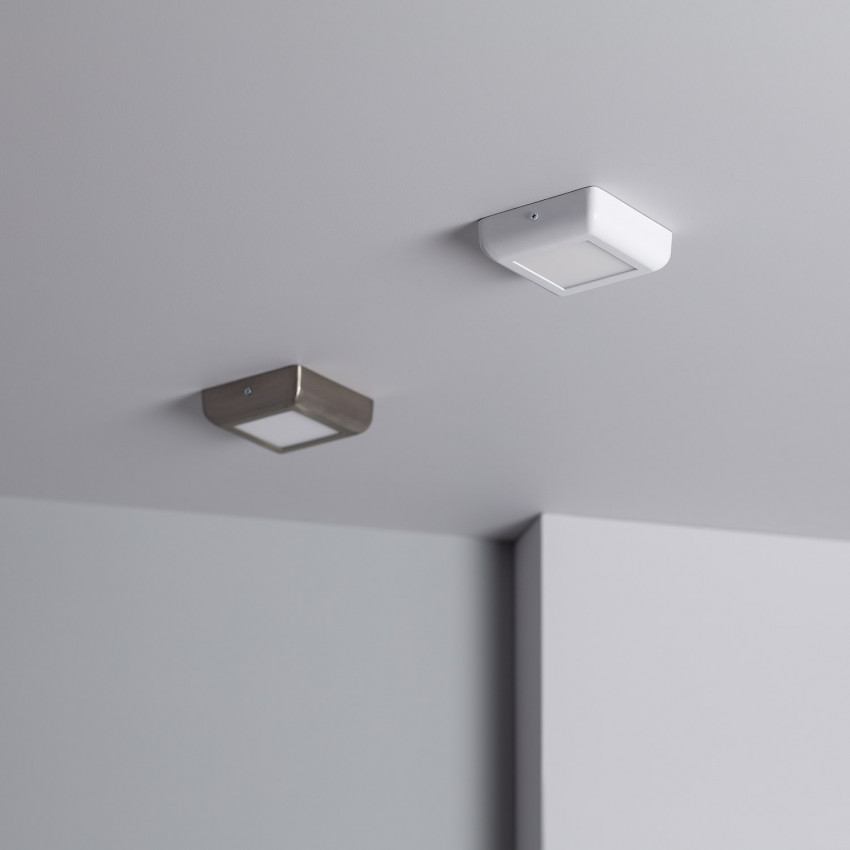 Plafón LED Cuadrado White Design 6W