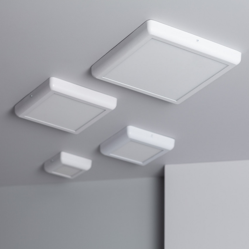 Plafón LED Cuadrado White Design 6W