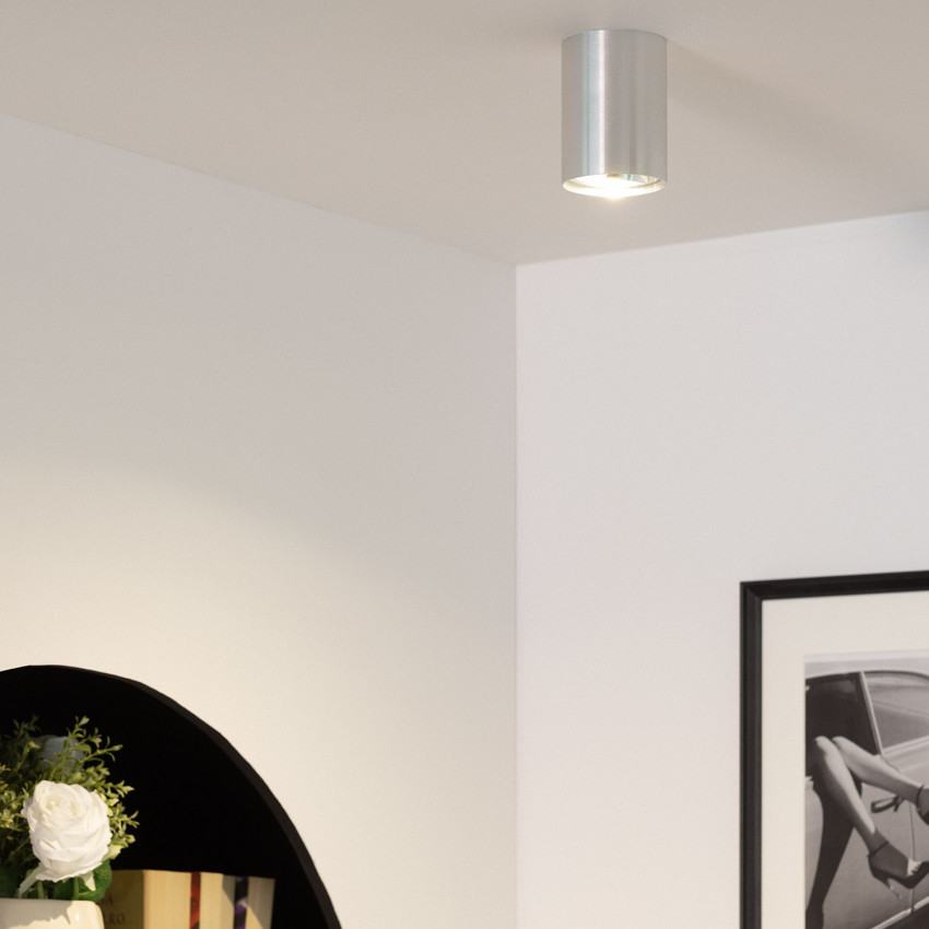 Aro Downlight Circular Blanco para Bombilla LED GU10 / GU5.3