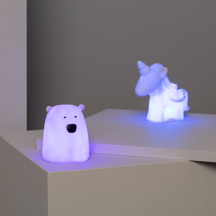 Luz LED Mesita para Niños Unicornio