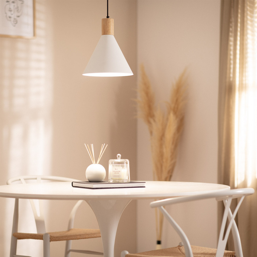 Hanglamp Metaal en Hout Arbat 