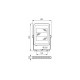 Foco Proyector LED 150W IP65 PHILIPS Ledinaire Maxi Asimétrico BVP165 G3