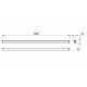 Pantalla LED 15W 900mm PHILIPS Ledinaire Regleta Batten Enlazable BN021C