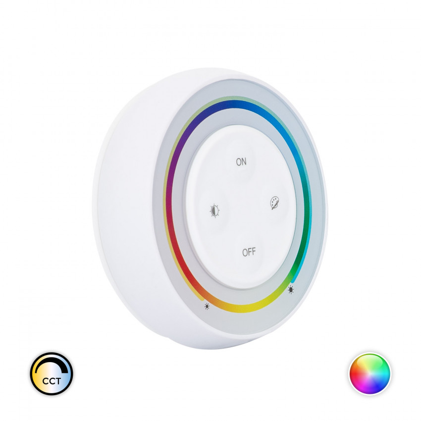 Afstandsbediening voor LED Controllers RF RGB CCT Rainbow MiBoxer S2-W