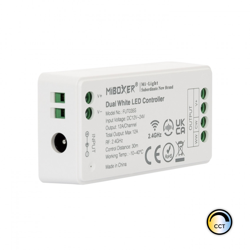 Controller LED  CCT 12/24V DC MiBoxer FUT035S
