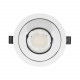 Foco Downlight LED 12W Direccionable Circular Blanco Corte Ø 95 mm LIFUD
