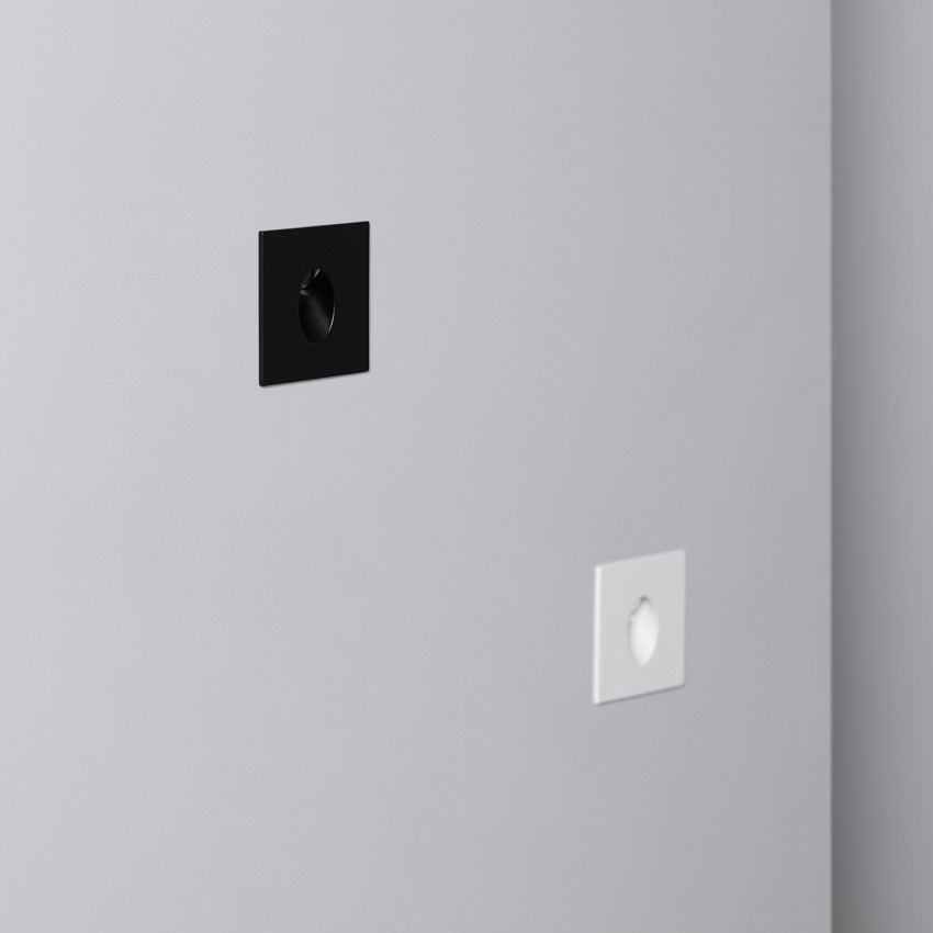 Baliza LED Blake Acabado Negro 1W