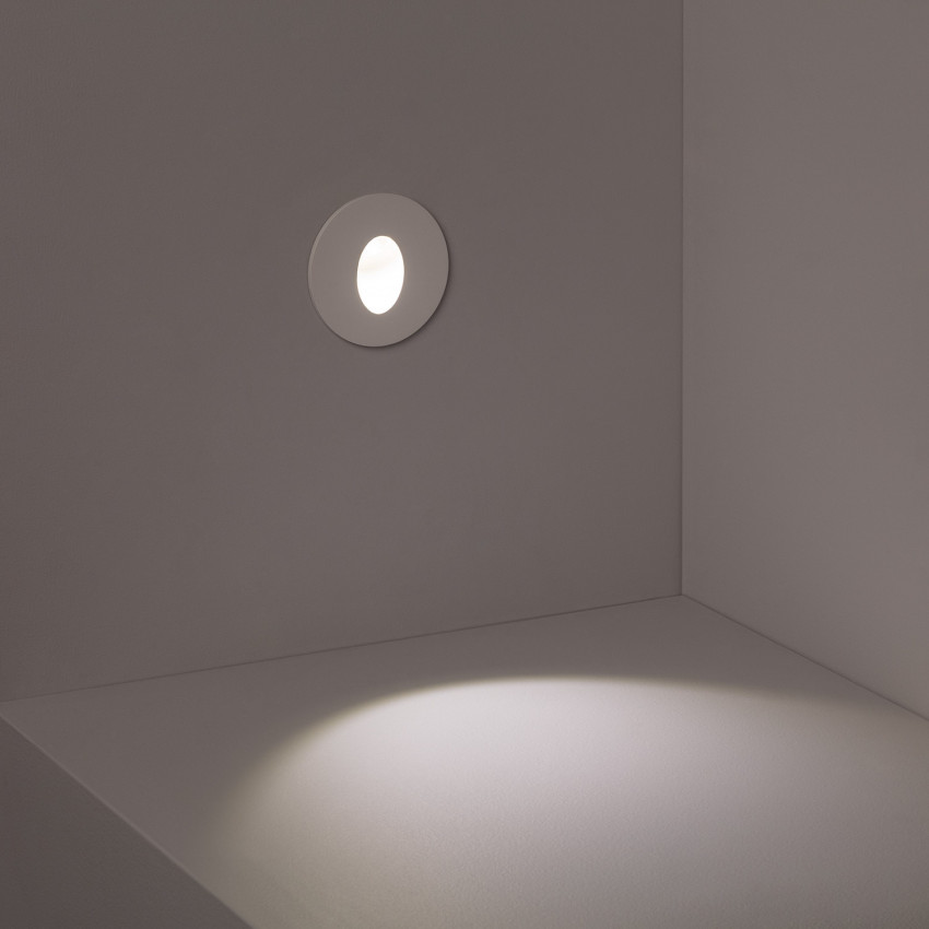 Baliza LED Adam Acabado Blanco 1.5W