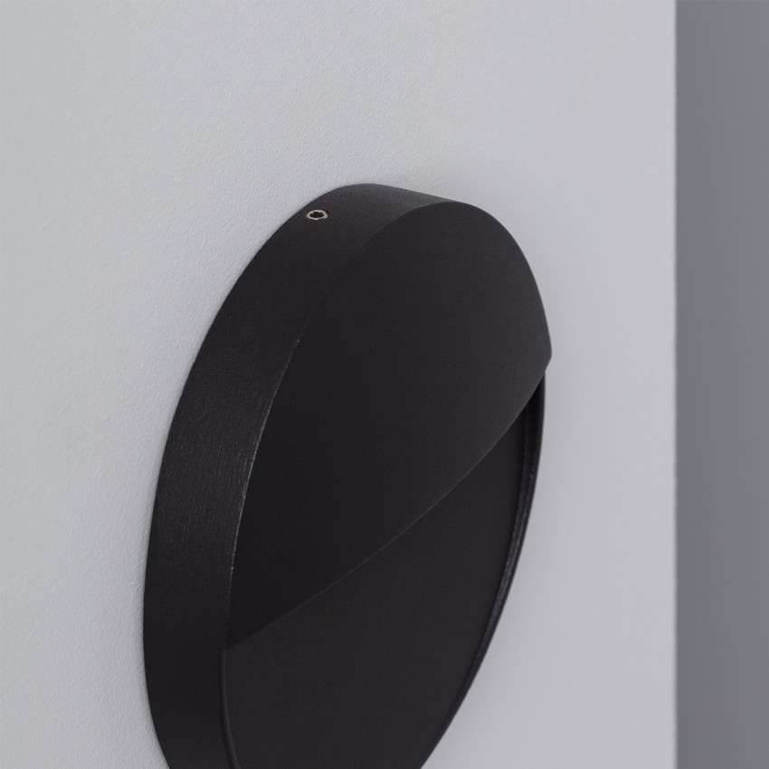 Aplique LED Jade Circular 3W Negro
