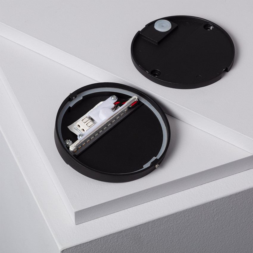 Aplique LED Jade Circular 3W Negro