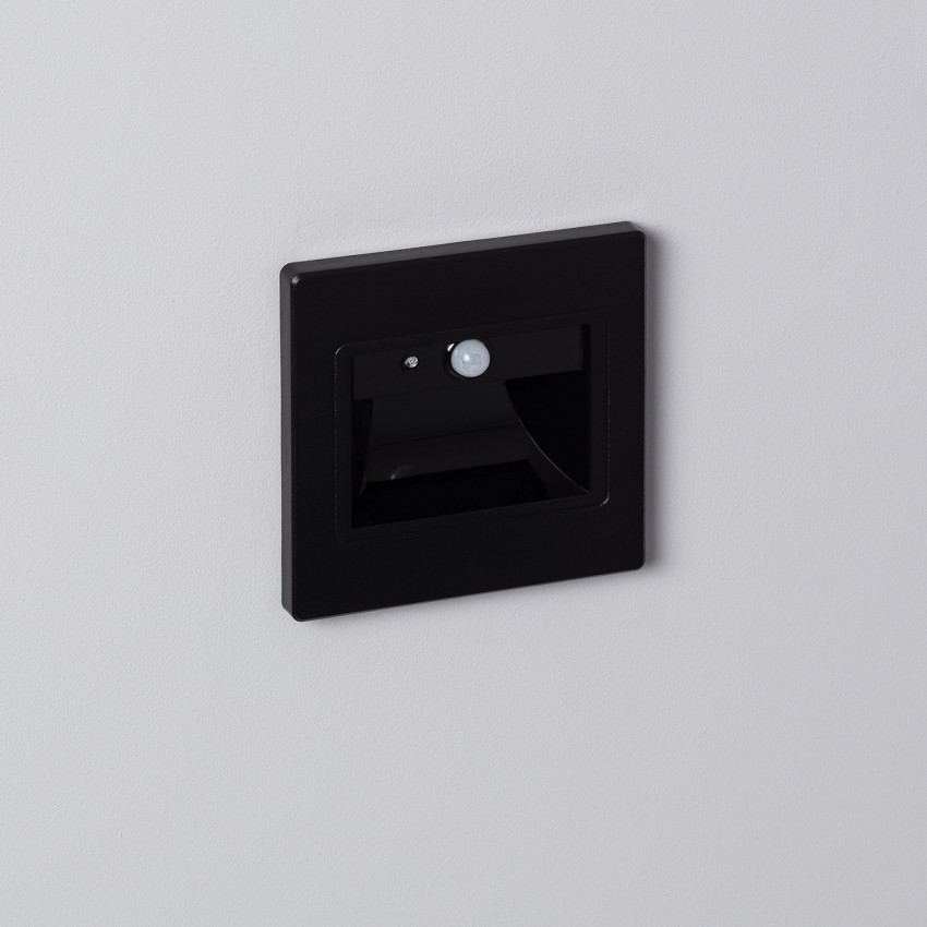 Trapverlichting LED 1.5W met PIR-sensor Bark Zwart
