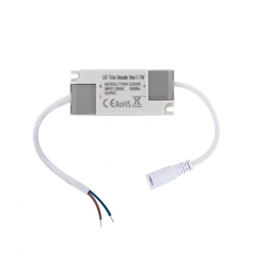 Driver Regulable TRIAC Conexión Jack Salida 12-24V DC 7W