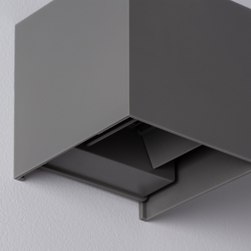 Aplique LED New Eros 6W Negro Iluminación Doble Cara