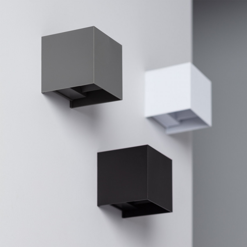 Aplique LED New Eros 6W Negro Iluminación Doble Cara