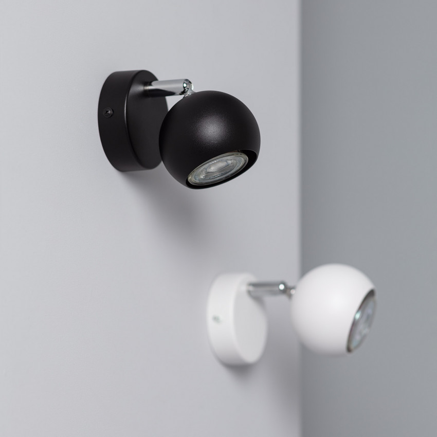 Foco Orientable Ates Negro