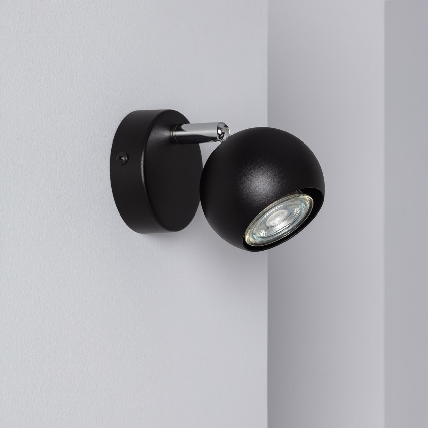 Wandlamp  Aluminium Verstelbaar  1 Spot Zwart Ates 