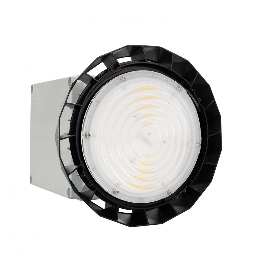 High Bay LED Industriële UFO HBS SAMSUNG 150W 190lm/W LIFUD Dimbaar 0-10V+ Emergency Kit