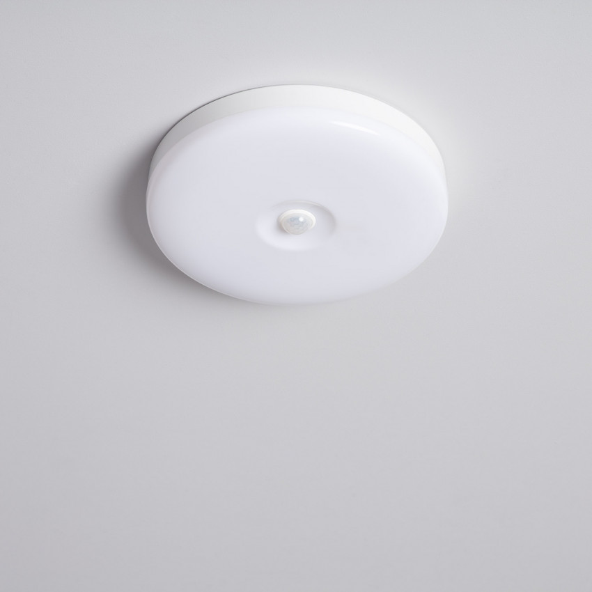 Plafondlamp LED 12W Rond Ø216 mm No Flicker met PIR Bewegingssensor en Schermersensor 