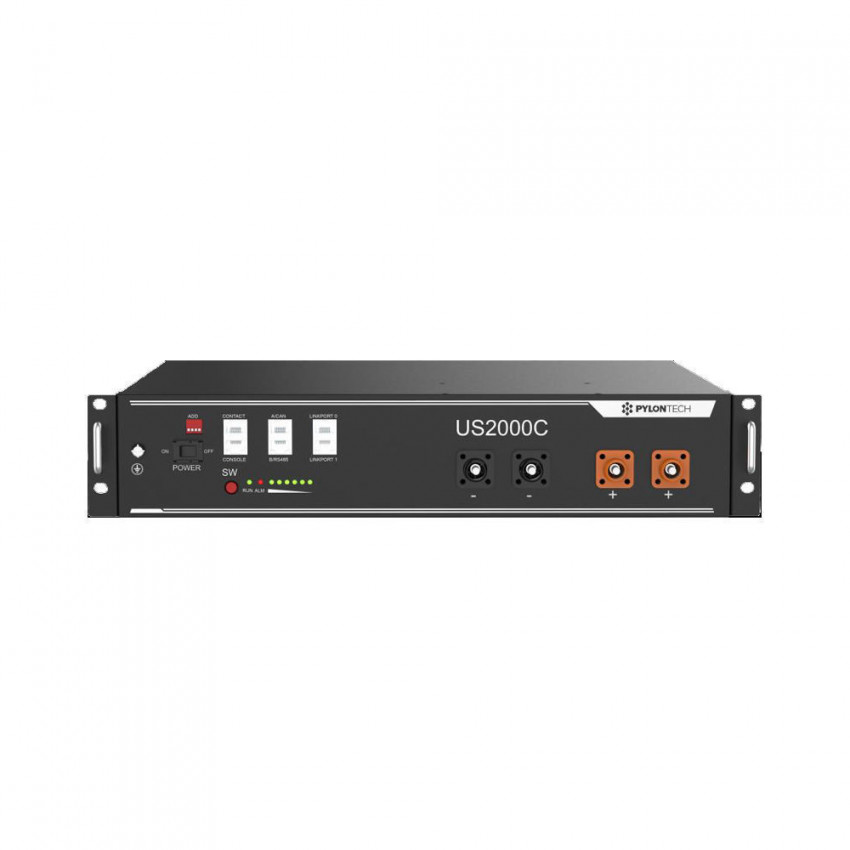 Lithium Batterij PYLONTECH 48V US2000C 2.4 kWh