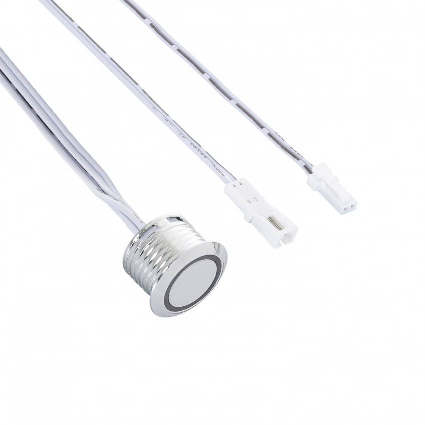 Mini Inbouw Drukknop schakelaar dimbaar voor LED Strip