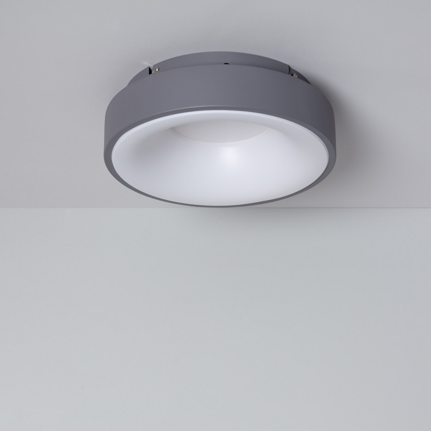 LED Plafondlamp Metaal Wingu Rond  15W Selecteerbaar CCT Ø300 mm 