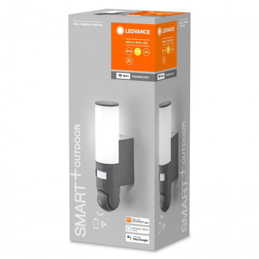 Lámpara LED 16W 60 lm/W con Cámara y Sensor SMART WiFi IP44 LEDVANCE 4058075564602