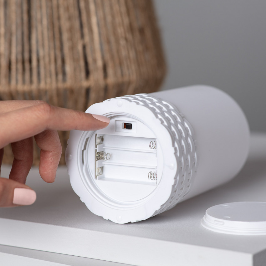 Lámpara de Mesa LED de Cuerda Natural Alguer