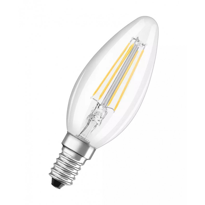 LED Lamp E14 C35 Kaars Filament 4W Parathom LED Value Classic OSRAM 4058075438637