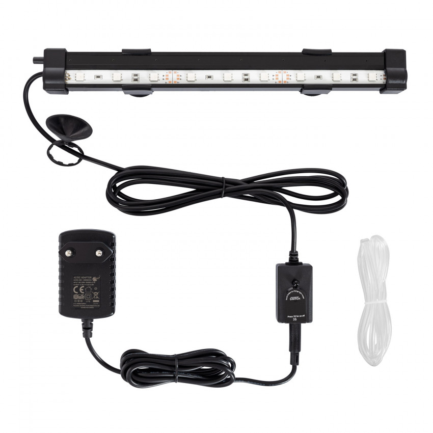 Aquarium Oxygenator met LED Licht RGBW 3W IP68 met Afstandsbediening 