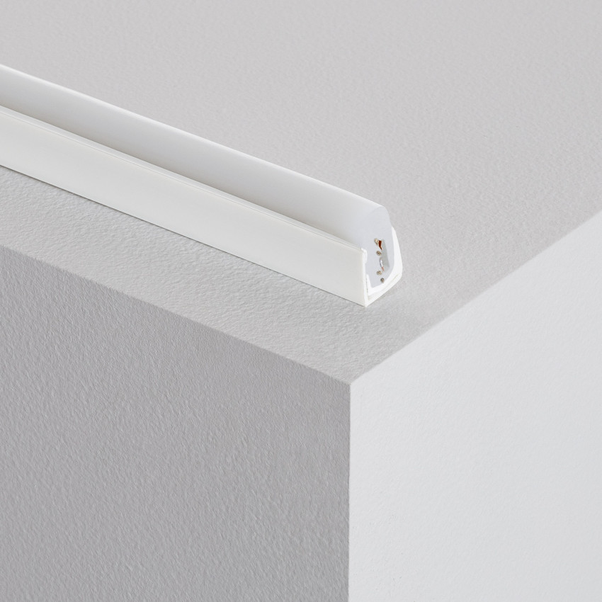 PVC profiel 1m Neon led slang van 11 W/m RGB 220V AC 60 LED/m IP67 in te korten om de  100 cm