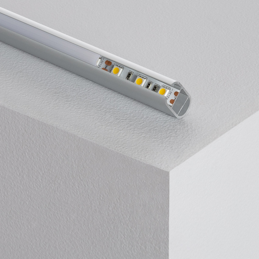 Aluminium Profiel Kleding Hangstang 1m voor LED Strips tot 12mm