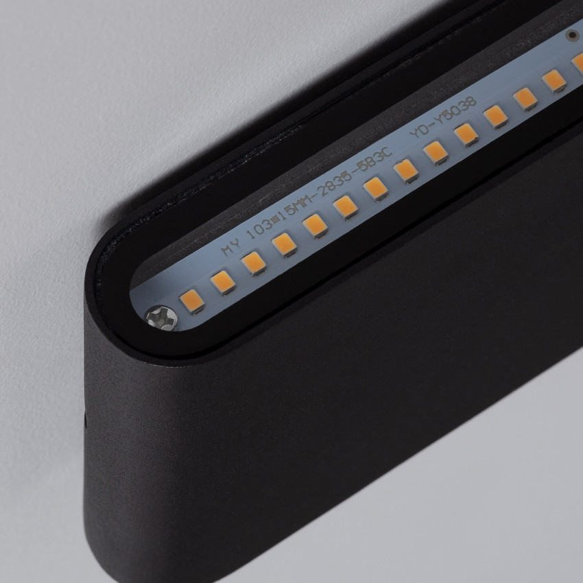 Aplique LED Luming Cuadrado 6W Negro