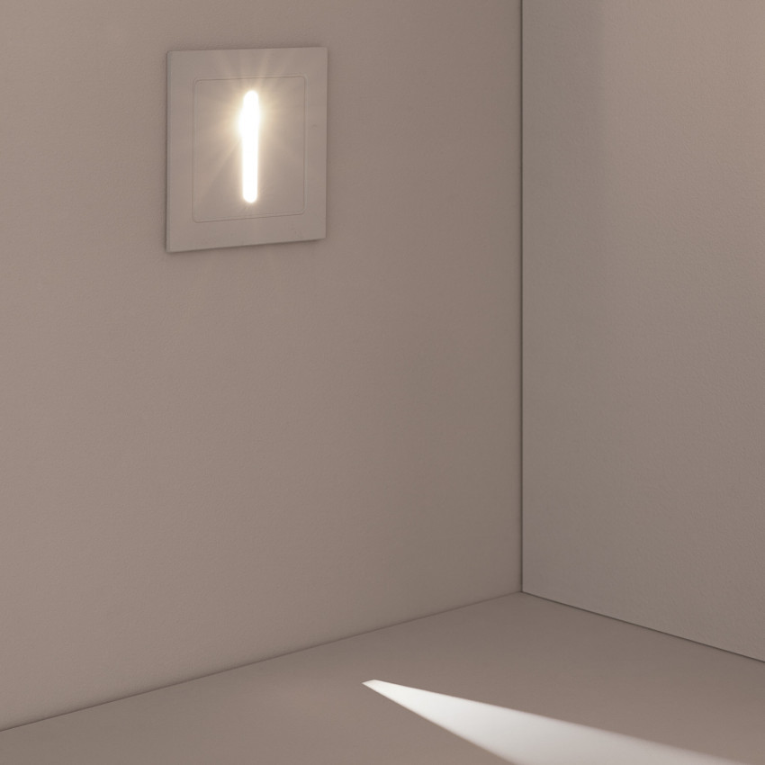 Aplique LED 1W IP65 de Aluminio Lineal Wabi Blanco