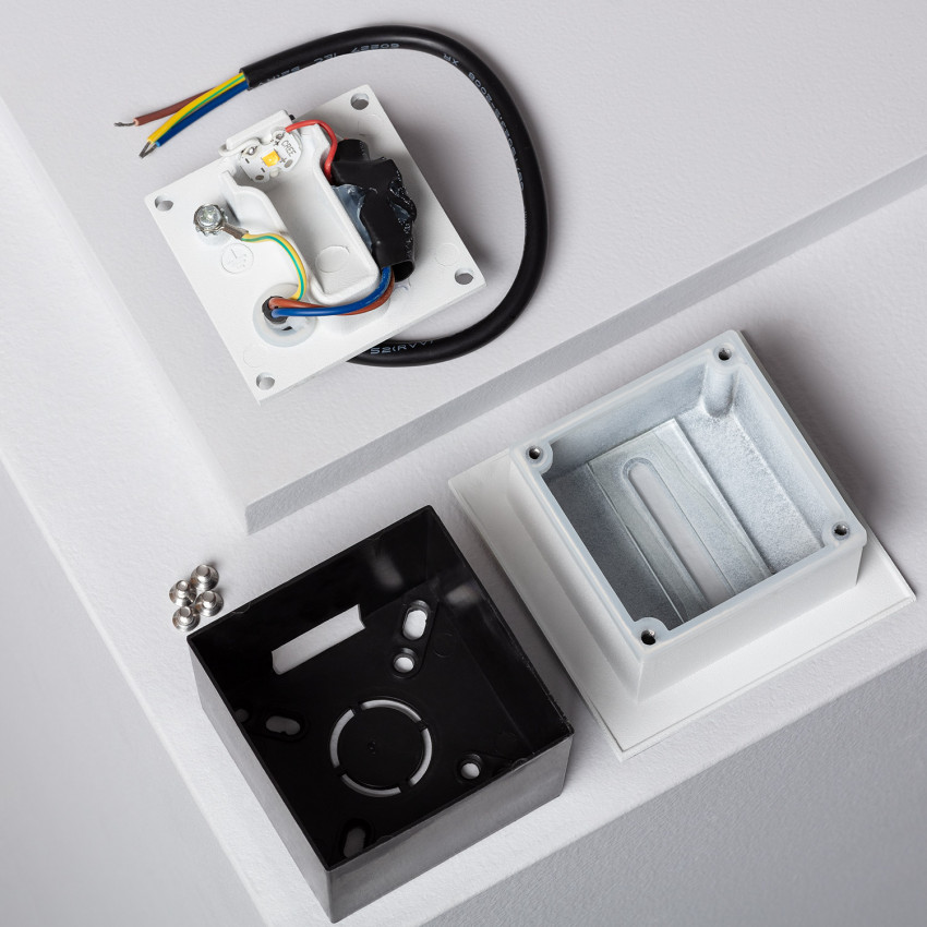 Aplique LED 1W IP65 de Aluminio Lineal Wabi Blanco