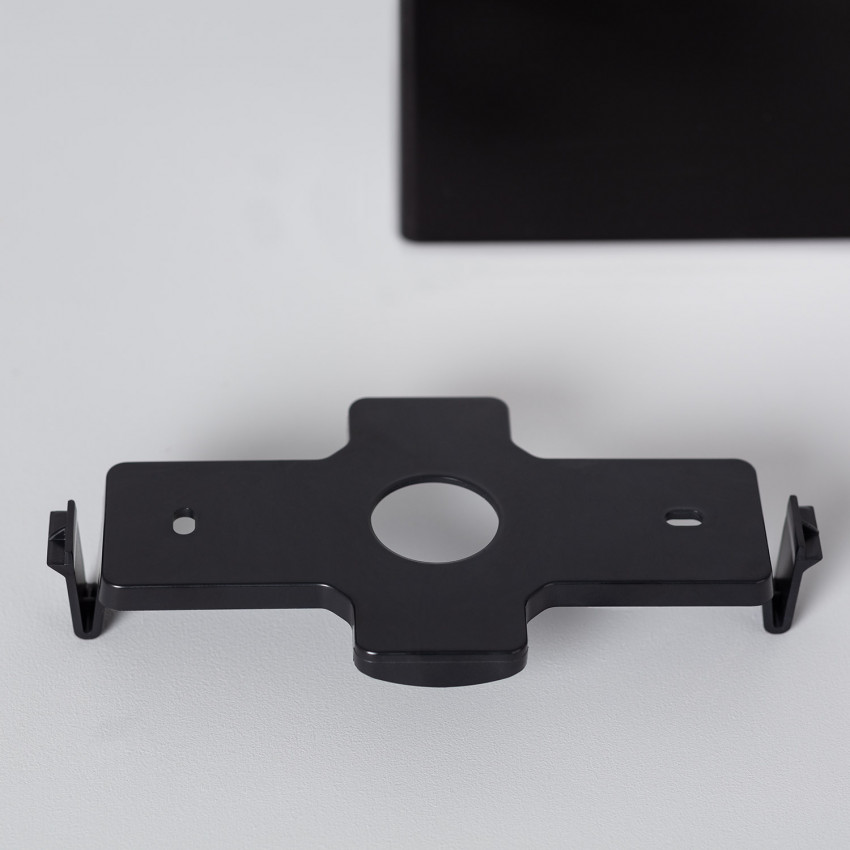 Aplique de Techo Cuadrado Doble Space Negro