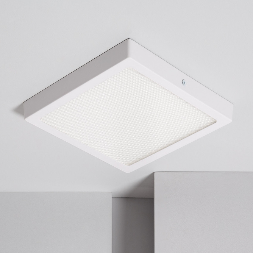 Plafondlamp Vierkant Superslim LED 18W (CRI90) Microprismatisch CCT Selecteerbaar (UGR17) 205x205 mm