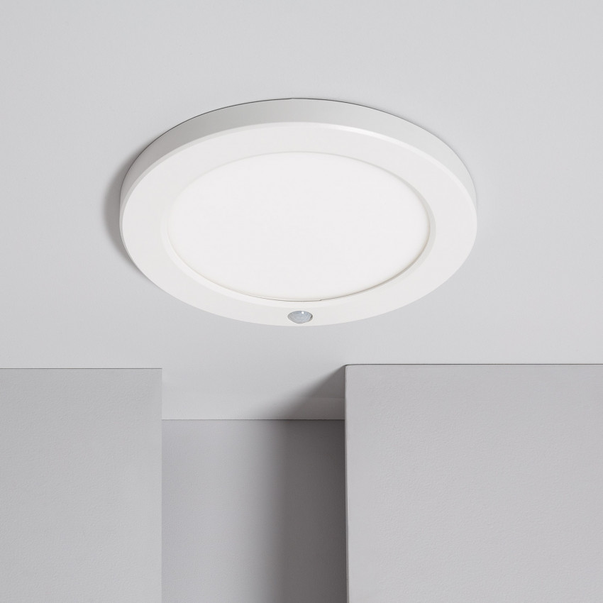 Plafondlamp LED 18W CCT Selecteerbaar met Bewegingssensor Verstelbaar Zaagmaat  Ø75-205 mm 
